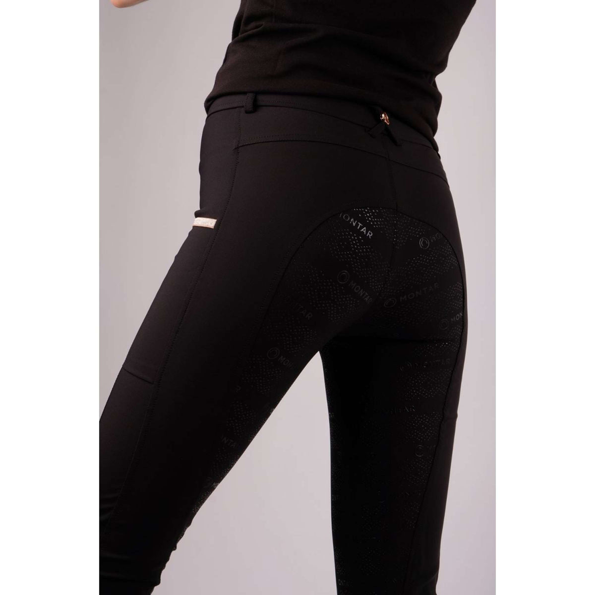 Montar Breeches Millie Rosegold Full Grip Black