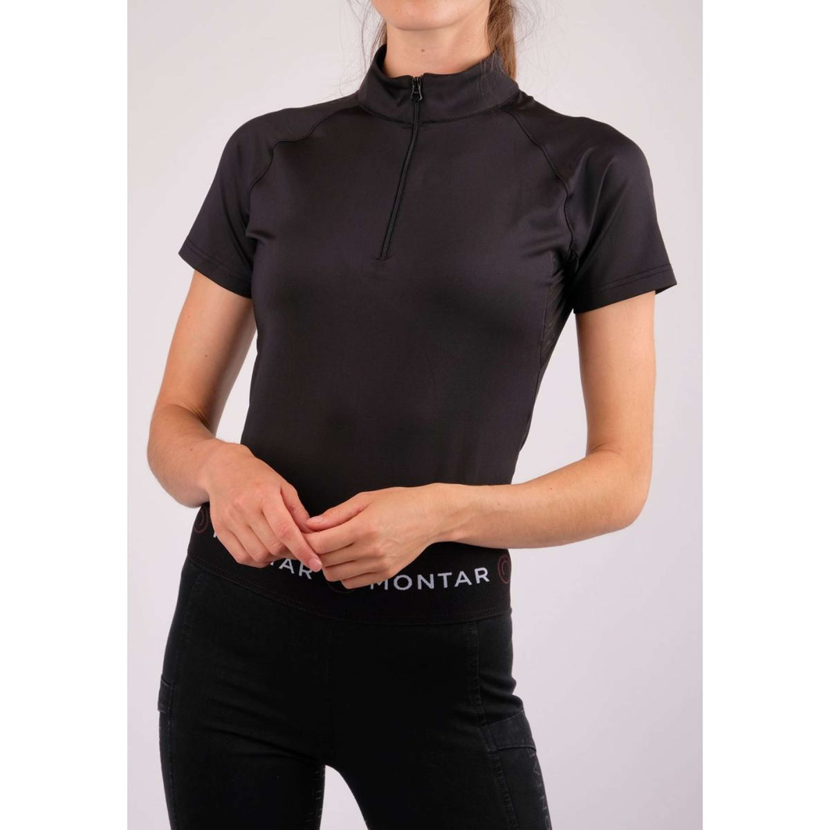 Montar Shirt Honey Mesh Black