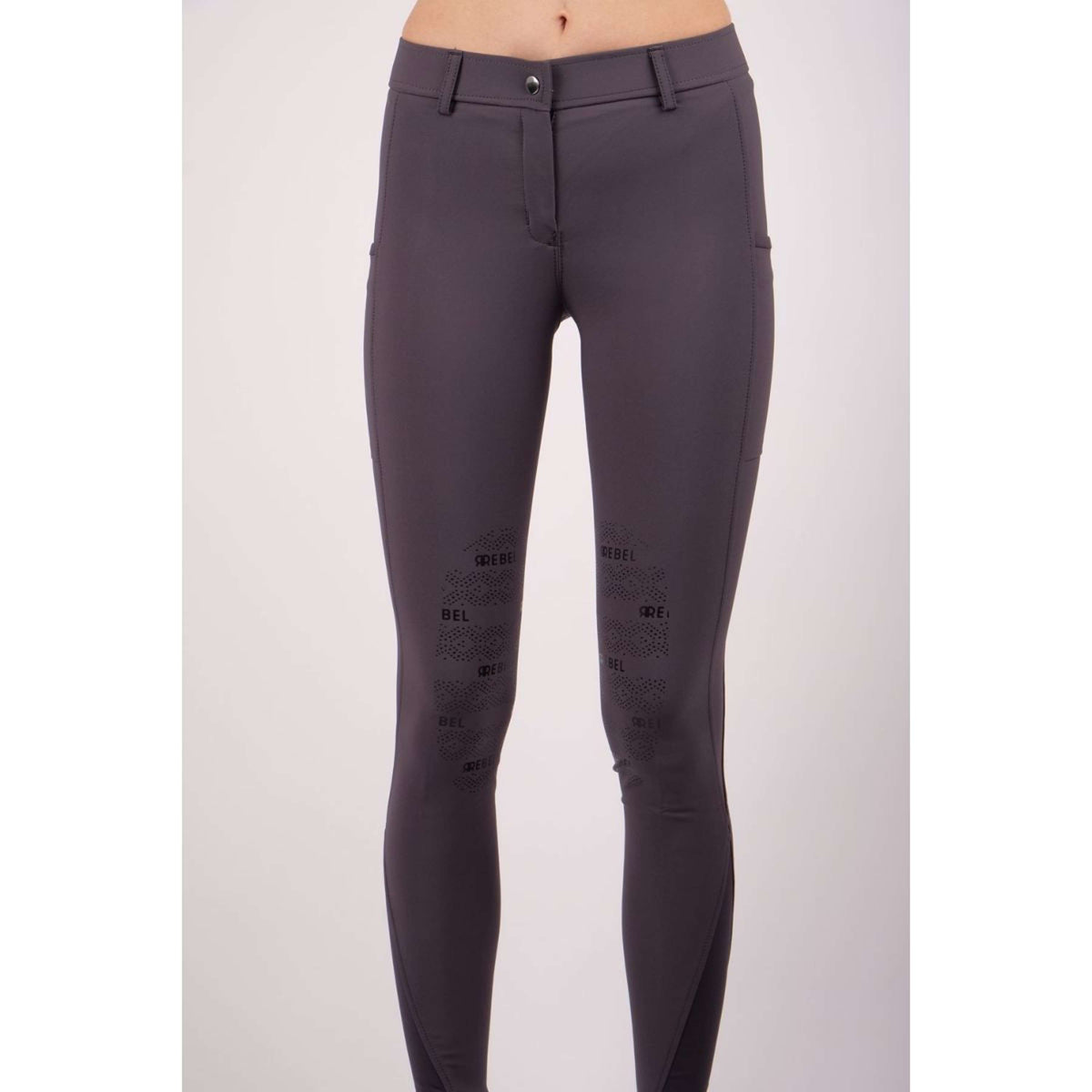 Montar Breeches Echo Rebel Knee grip Grey