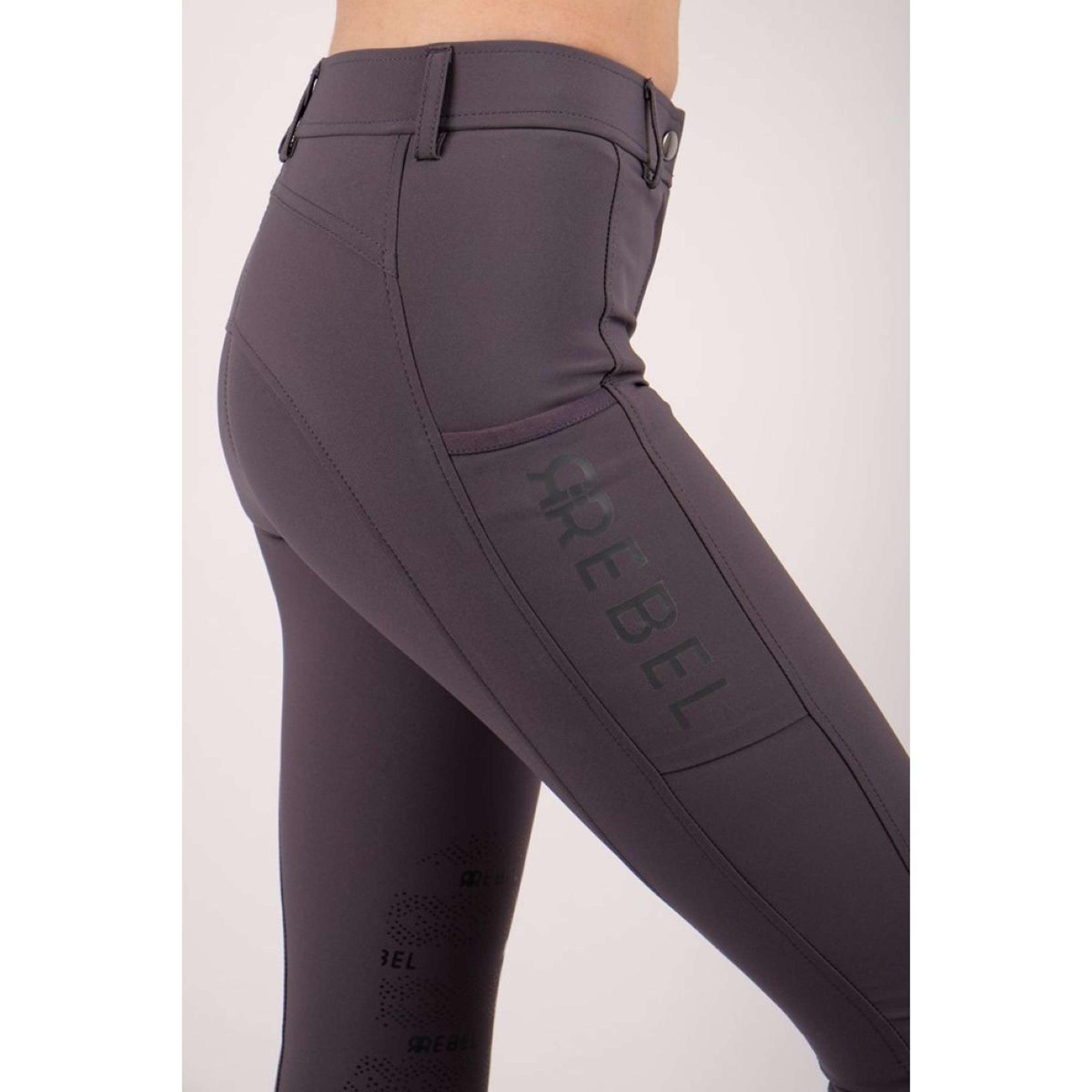 Montar Breeches Echo Rebel Knee grip Grey