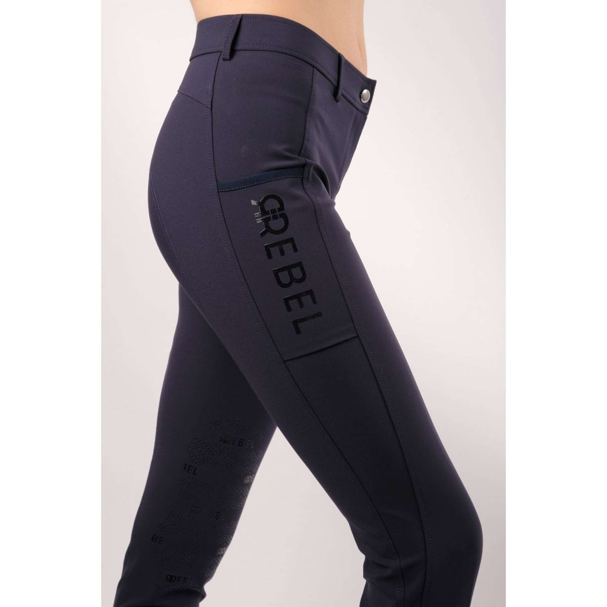 Montar Breeches Echo Rebel Knee grip Navy