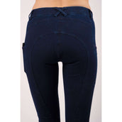 Montar Breeches Echo Rebel Knee grip Denim