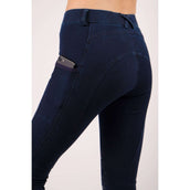 Montar Breeches Echo Rebel Knee grip Denim