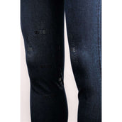 Montar Breeches Echo Rebel Knee grip Denim