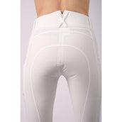 Montar Breeches Highwaist Thigh Pocket Full Grip White