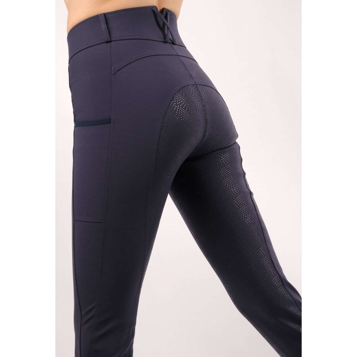 Montar Breeches Highwaist Thigh Pocket Full Grip Navy