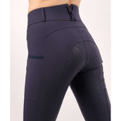 Montar Breeches Highwaist Thigh Pocket Full Grip Navy