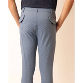 Montar Breeches Gary Full Grip Dove Blue