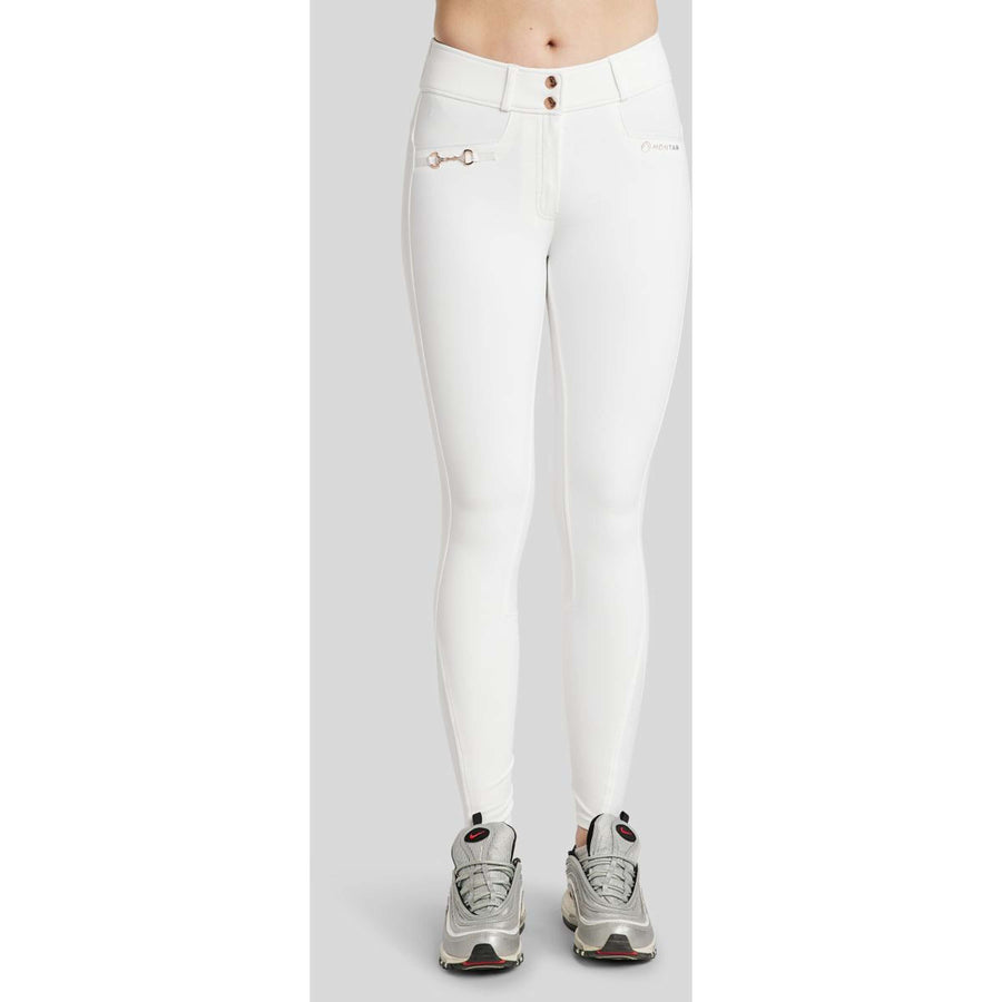 Montar Breeches Molly Rosegold Highwaist Full Grip White