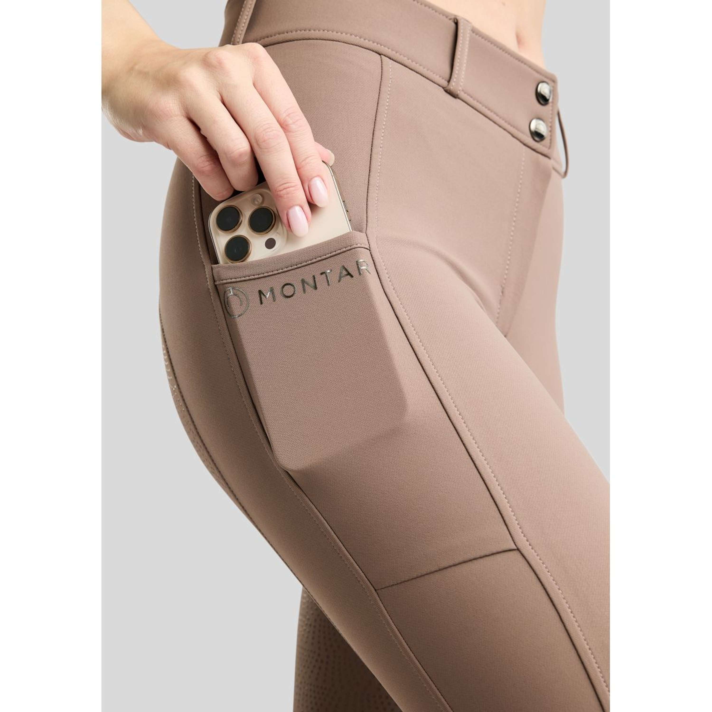 Montar Breeches MoMegan Full Grip Nougat Brown