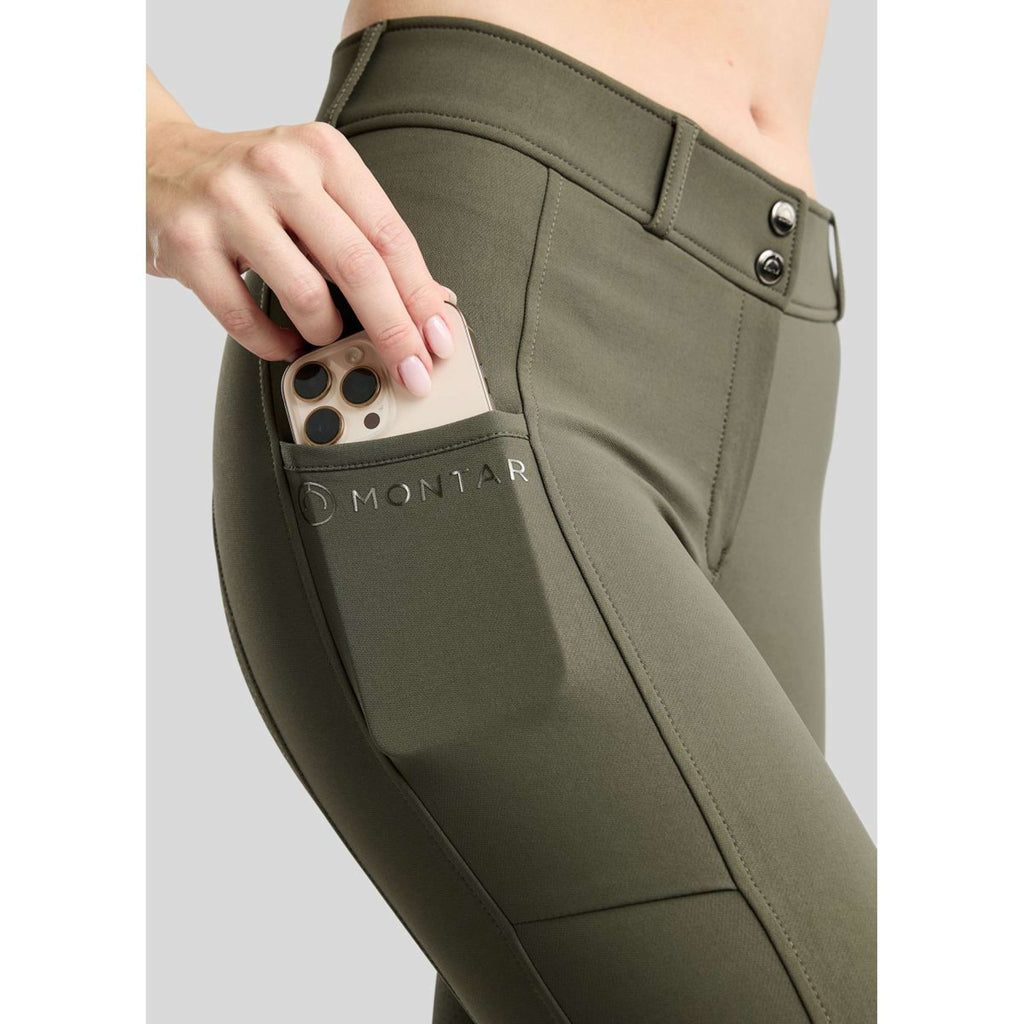 Montar Breeches MoMegan Full Grip Forest Green