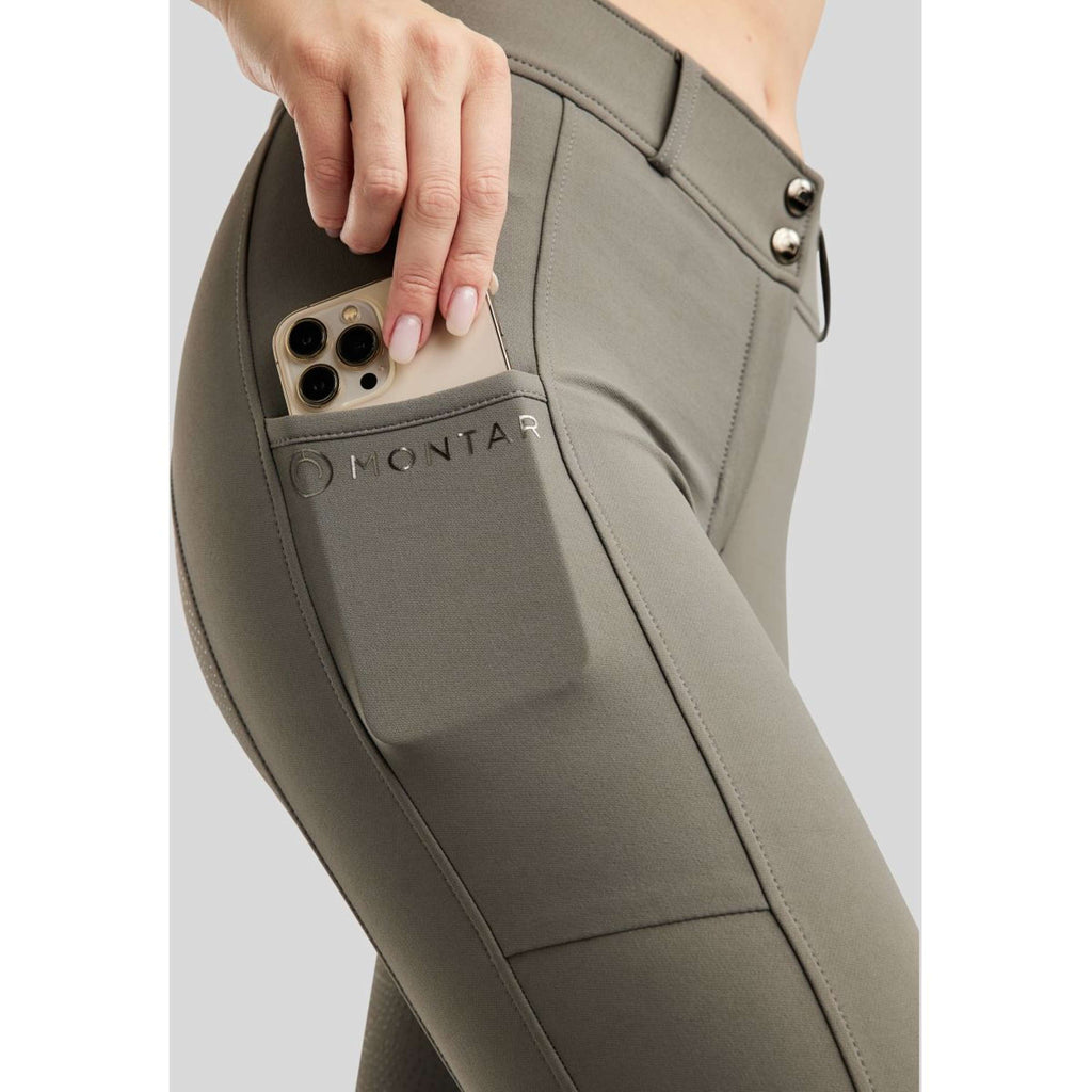 Montar Breeches Megan Full Grip Grey