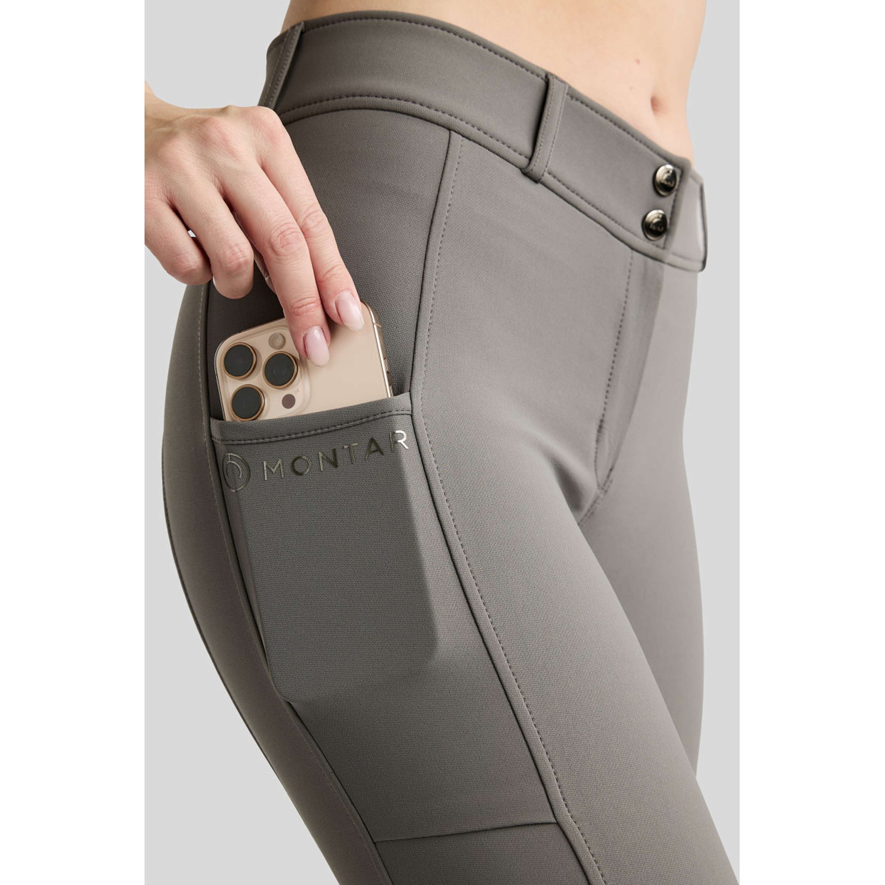 Montar Breeches Megan Full Grip Grey