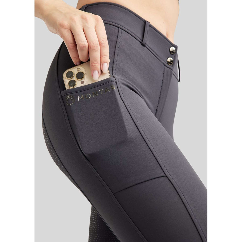 Montar Breeches Megan Full Grip Slate Grey