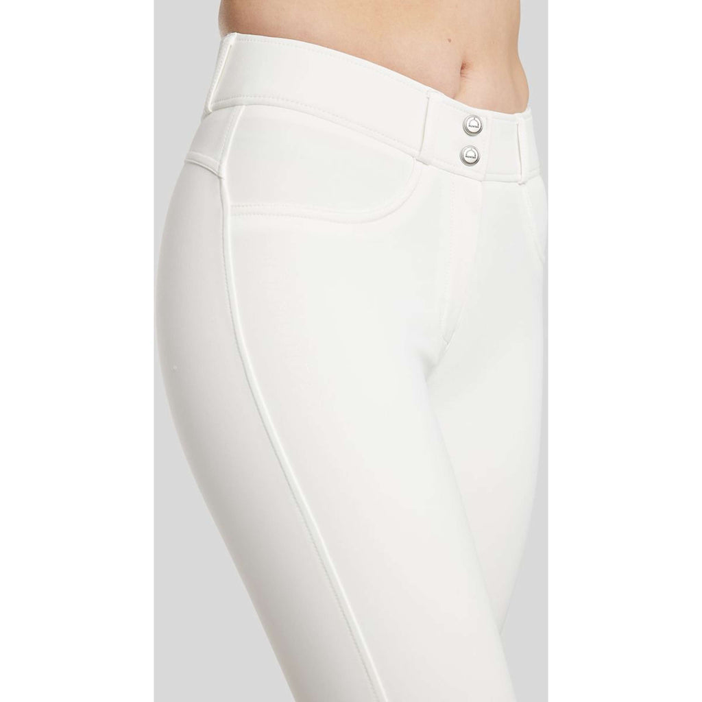 Montar Breeches Megan Yati Highwaist Full Grip White