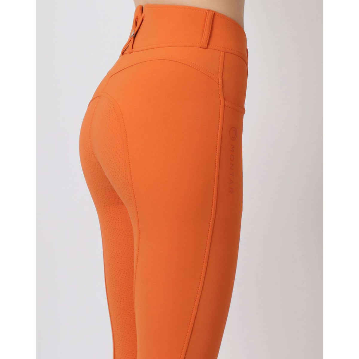 Montar Breeches Ess Megan High Waist Full Grip Burnt Orange