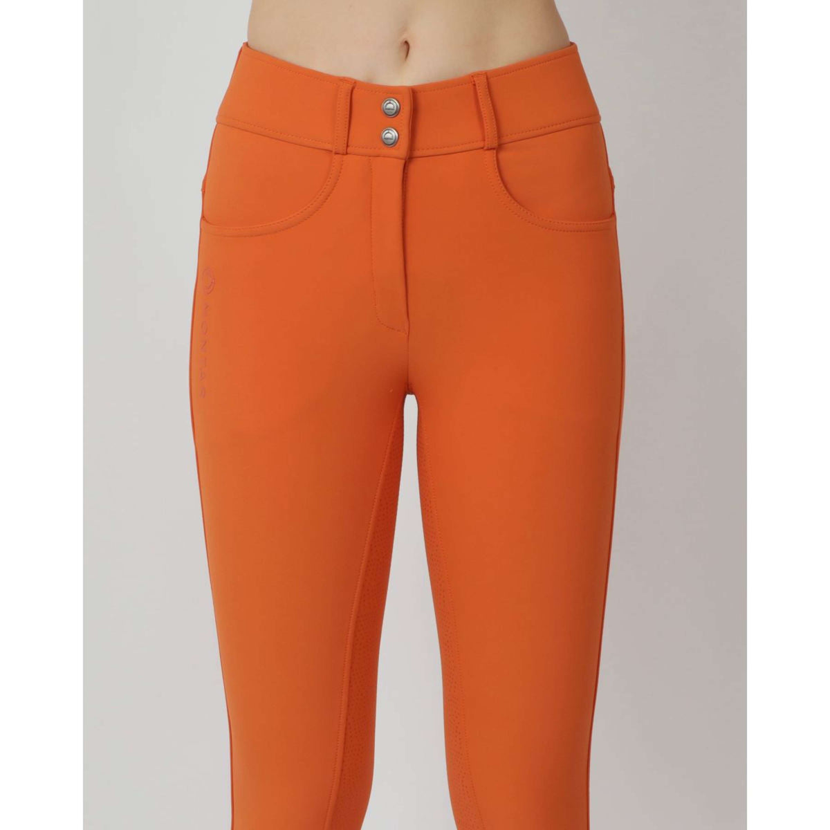 Montar Breeches Ess Megan High Waist Full Grip Burnt Orange