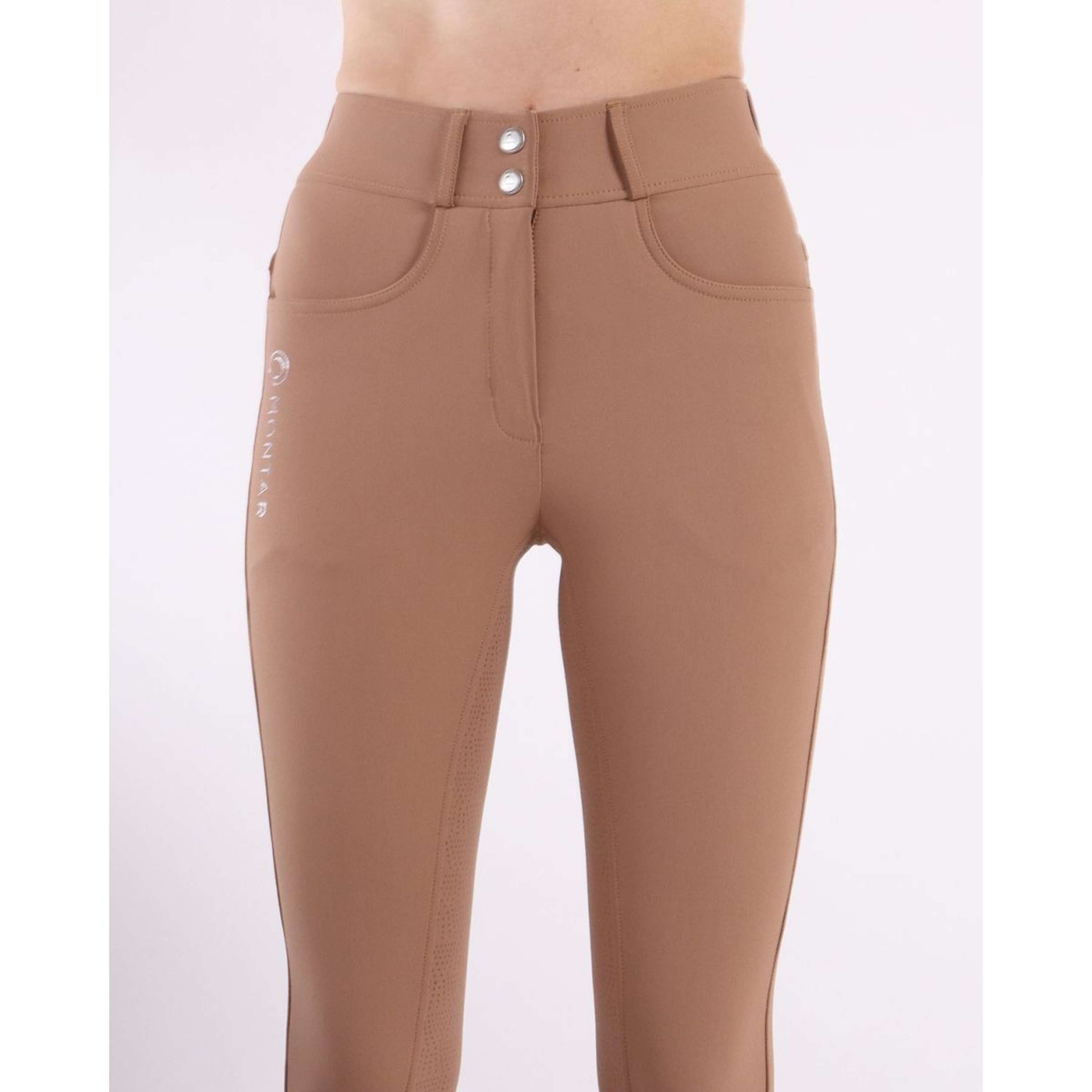 Montar Breeches Megan Yati Highwaist Full Grip Moonstone