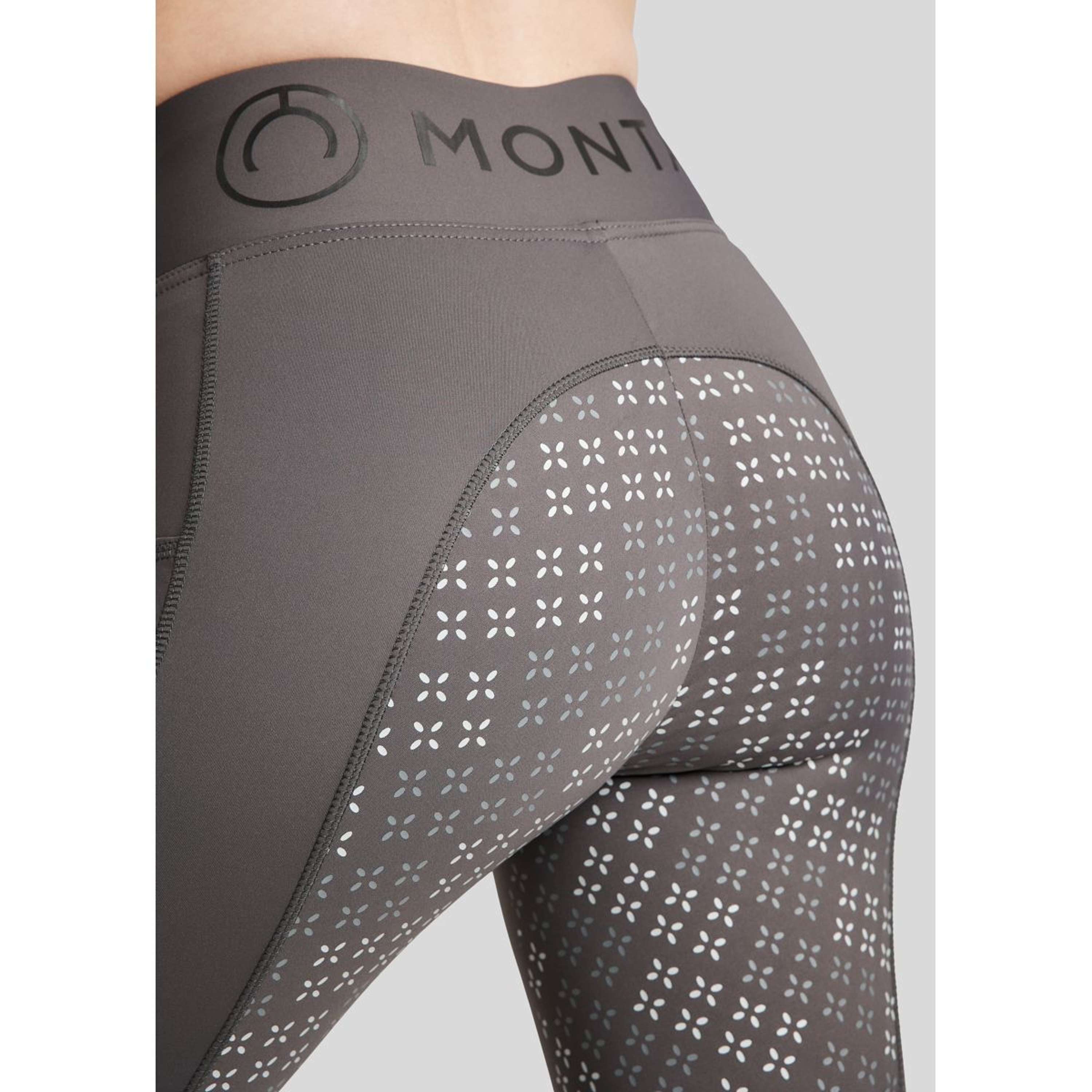 Montar Riding Legging Selena Pull On Full Grip Grey