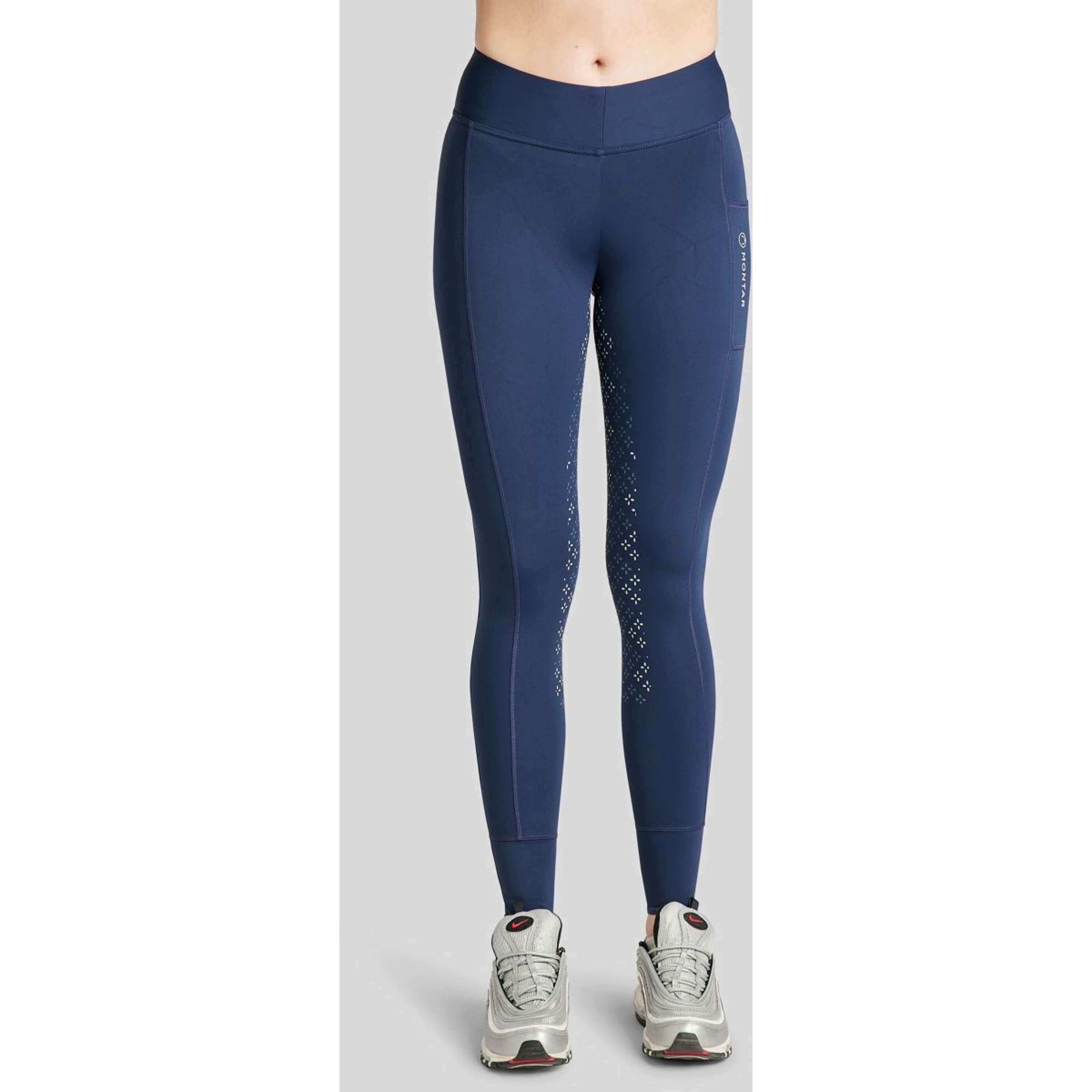Montar Riding Legging Selena Pull On FullGrip Navy