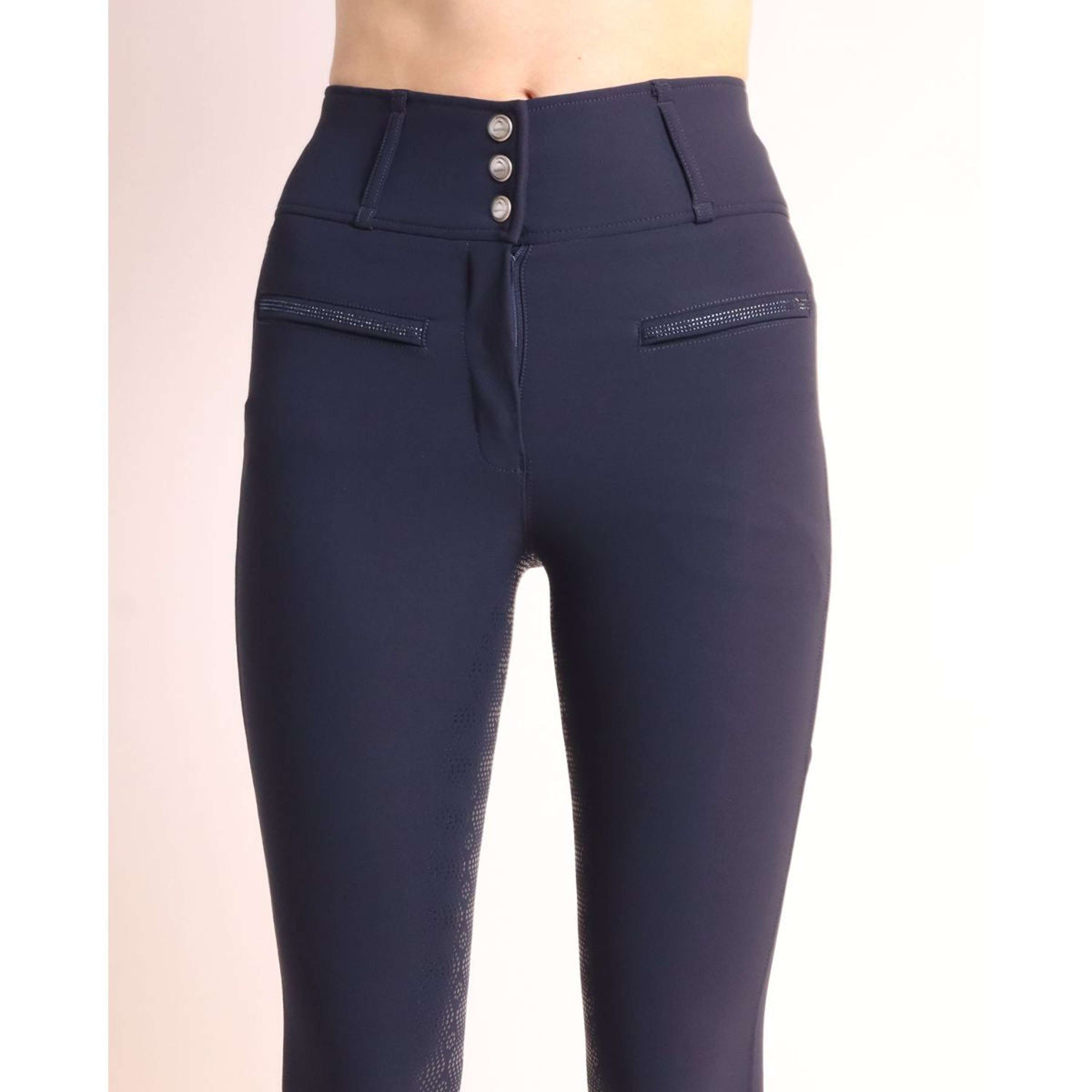 Montar Breeches MoAviana Crystal Highwaist Full Grip Dark Navy