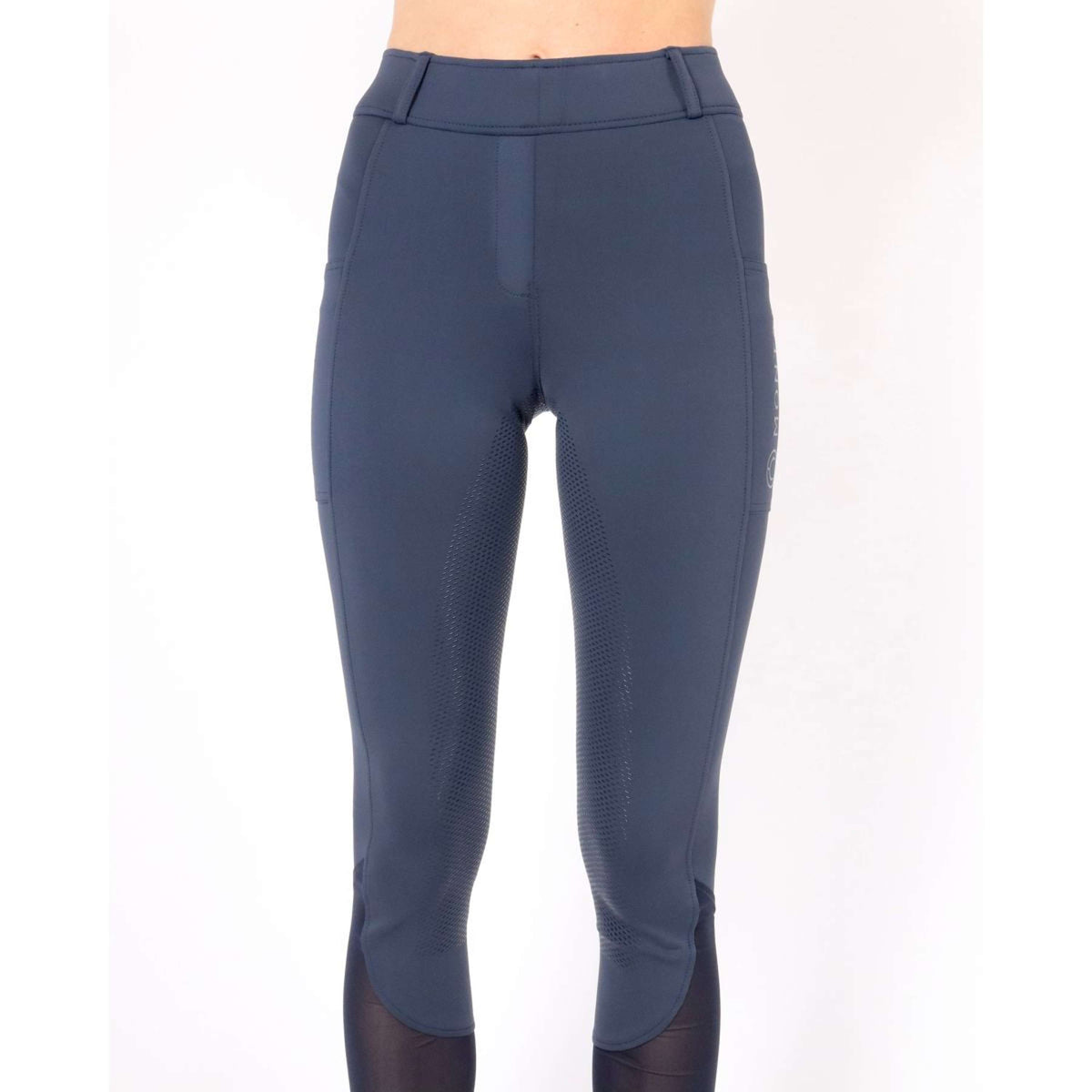 Montar Riding Legging MoMeadow Mesh Full Grip Dark Navy