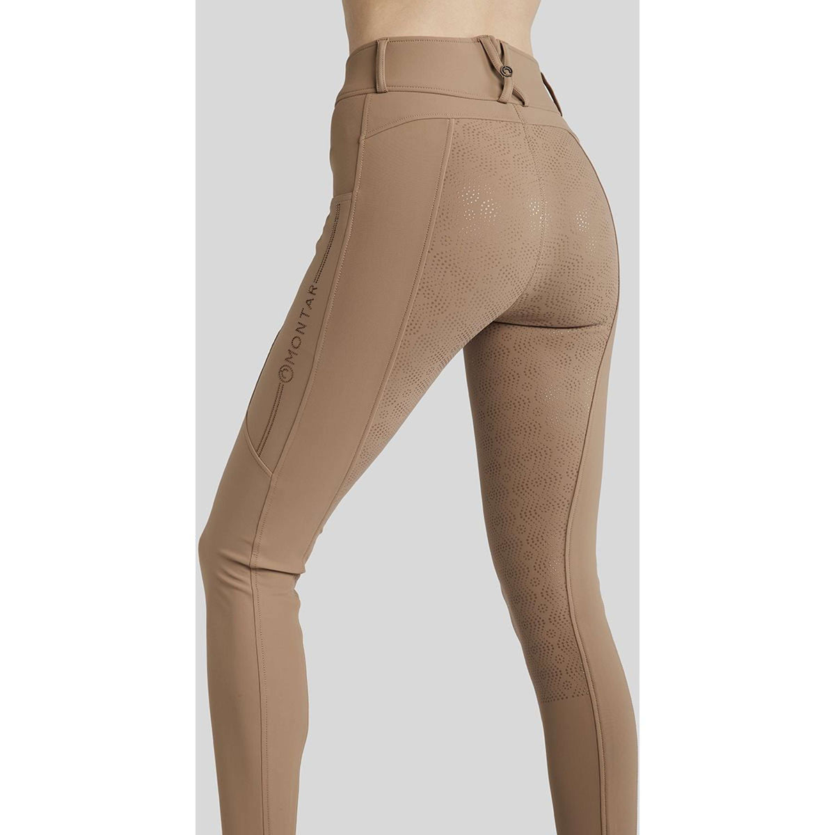 Montar Riding Legging MoAviana Crystals Full Grip Latte