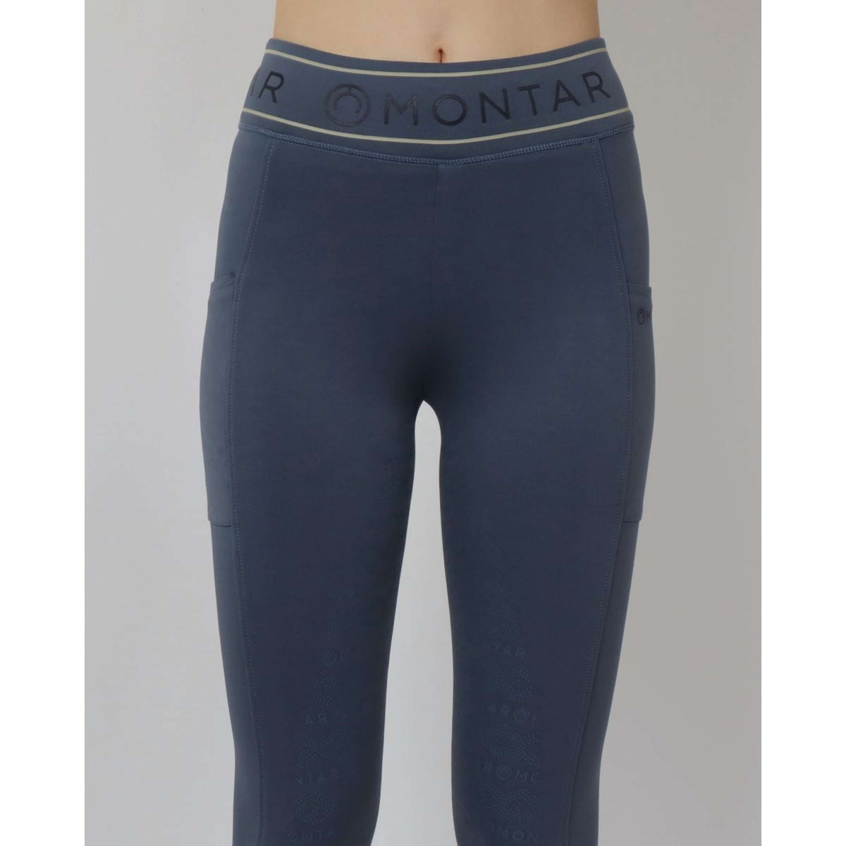 Montar Riding Legging MoMellani Viv Full Grip Dove Blue