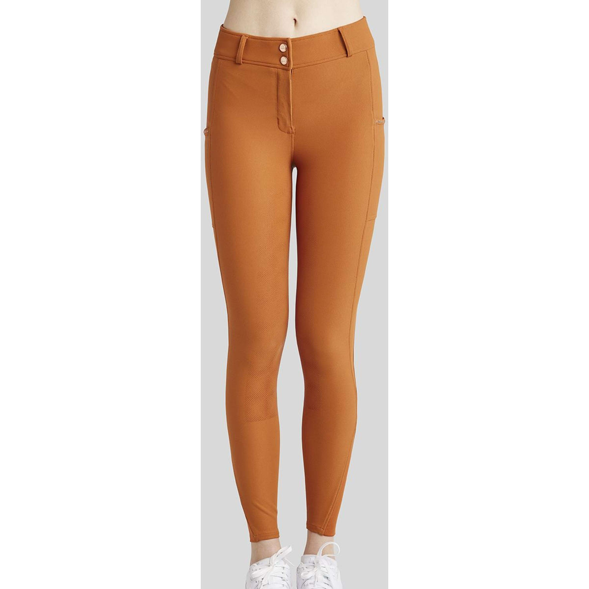 Montar Breeches MoMaddie Rosegold Crystals Full Grip Bronze