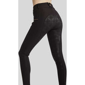 Montar Breeches MoMaddie Rosegold Crystals Full Grip Black