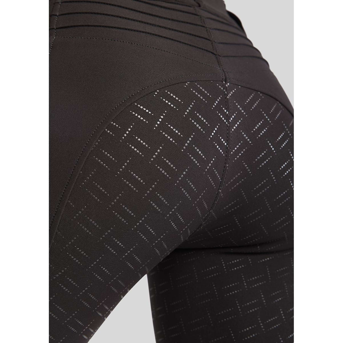 Montar Breeches MoRosie Pintucks Crystals Full Grip Black