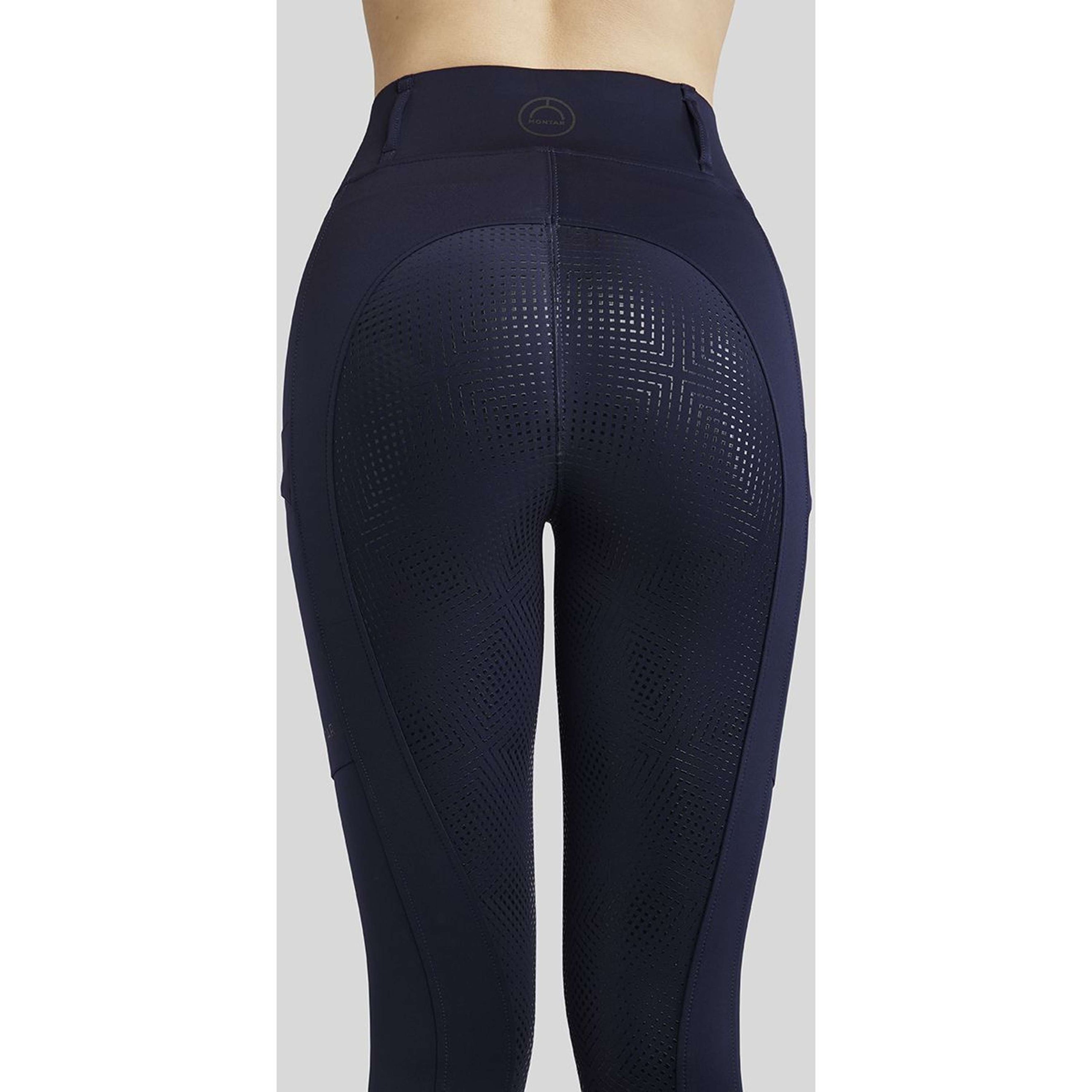 Montar Riding Legging MoZoe Compression Full Grip Dark Navy