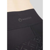 Montar Riding Legging MoRosie Pintucks Crystals Full Grip Black