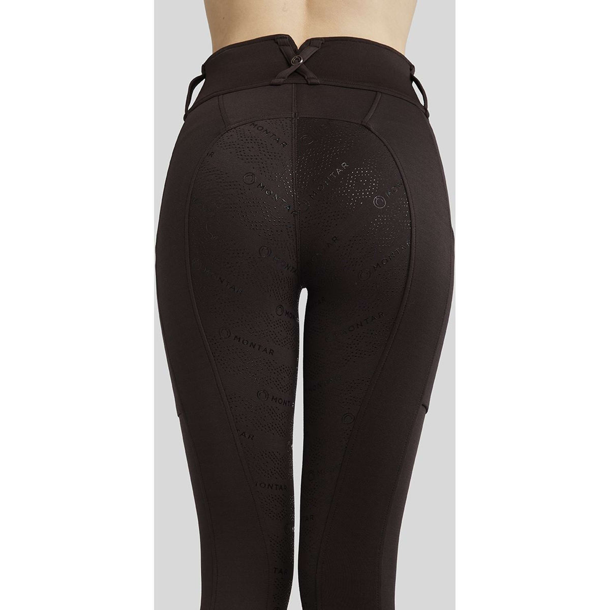 Montar Riding Legging MoErina Winter Full Grip Brown