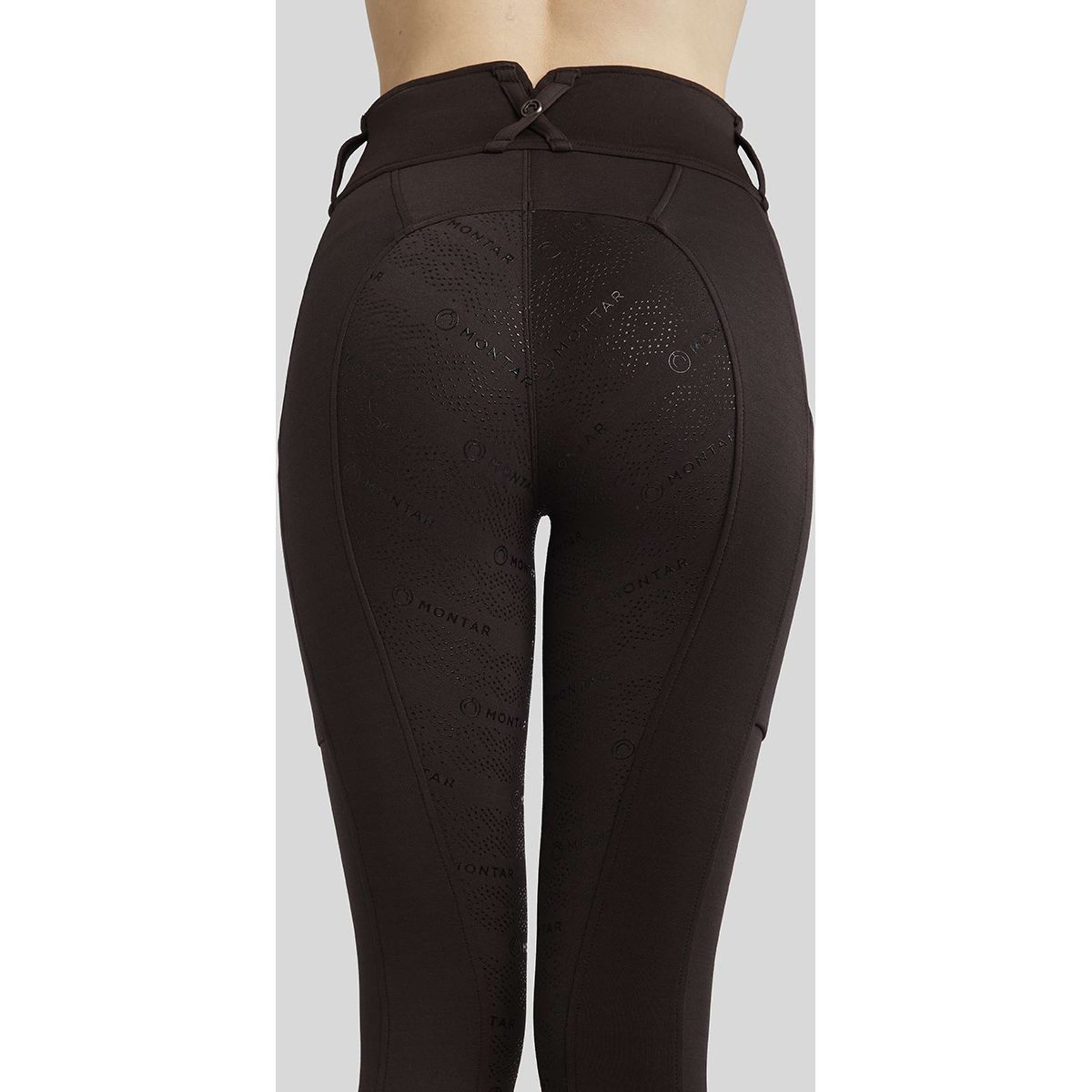 Montar Riding Legging MoErina Winter Full Grip Brown