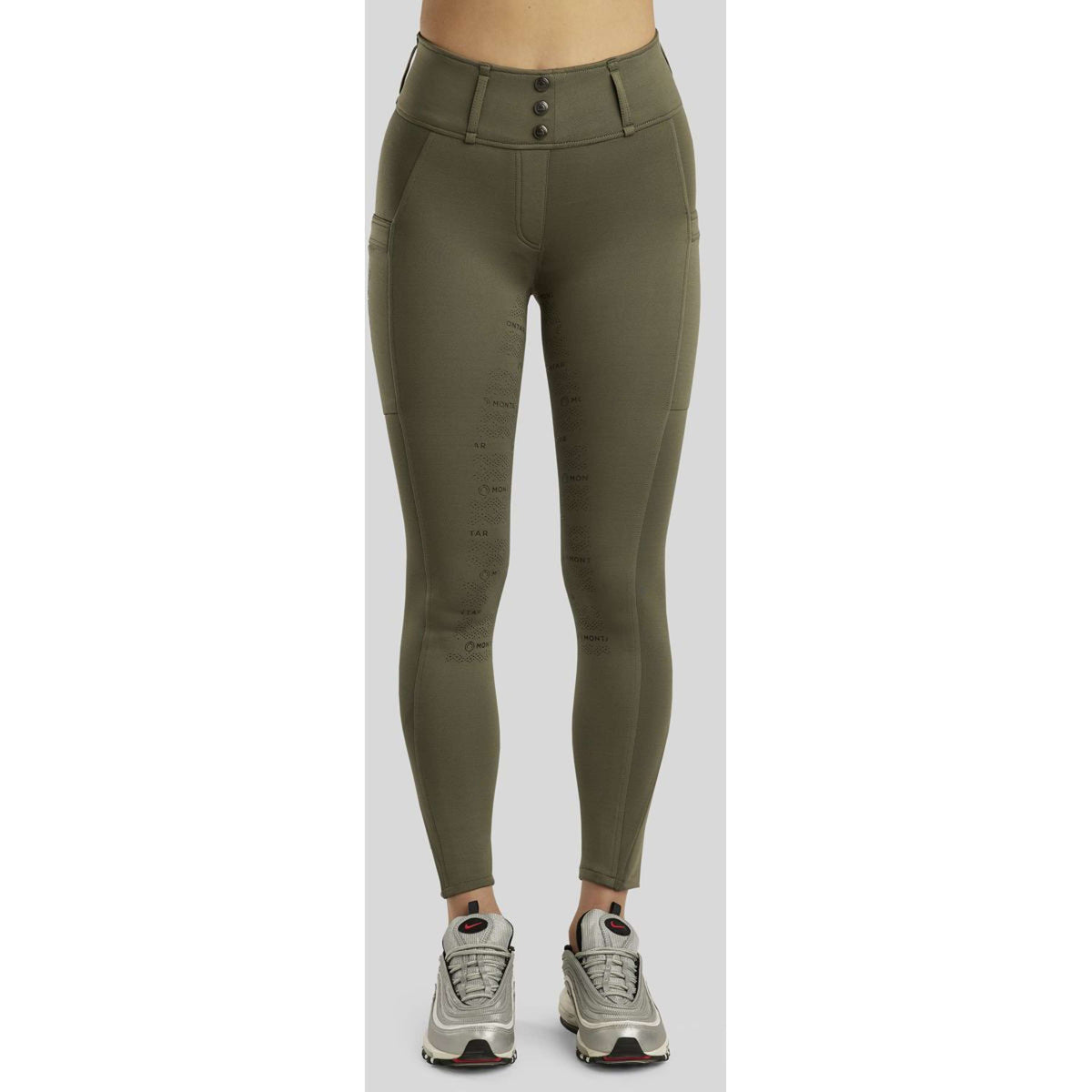 Montar Riding Legging MoErina Winter Full Grip Pine Green