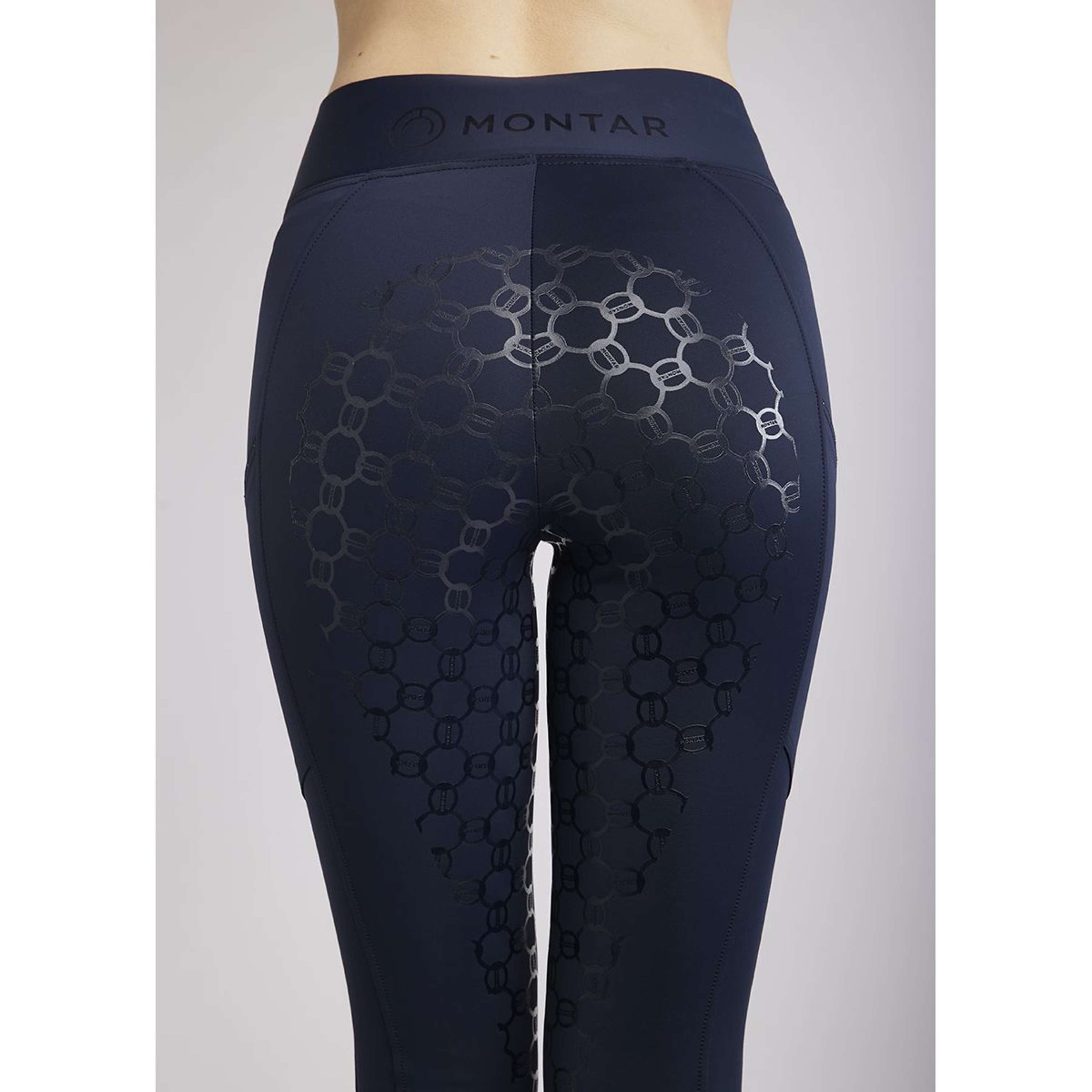 Montar Riding Legging MoChain Deco Full Grip Dark Navy