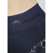 Montar Riding Legging MoChain Deco Full Grip Dark Navy