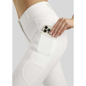 Montar Breeches MoAvina Highwaist Caviar Crystal Full Grip White