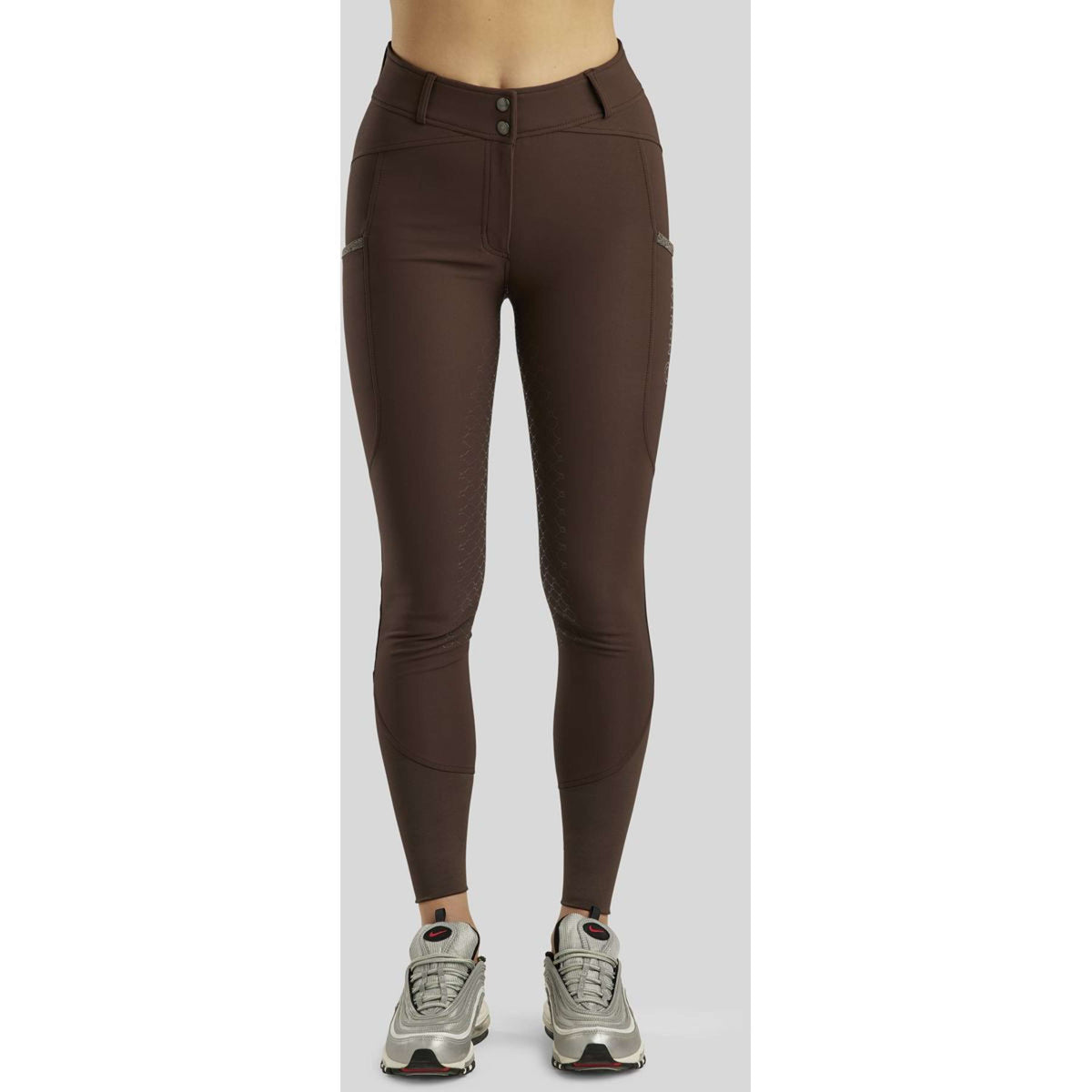 Montar Breeches MoAvina Highwaist Caviar Crystal Full Grip Brown