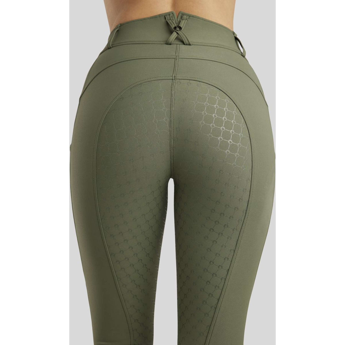 Montar Breeches MoAvina Highwaist Caviar Crystal Full Grip Pine Green