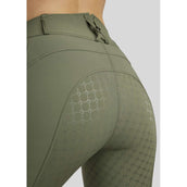 Montar Breeches MoAvina Highwaist Caviar Crystal Full Grip Pine Green