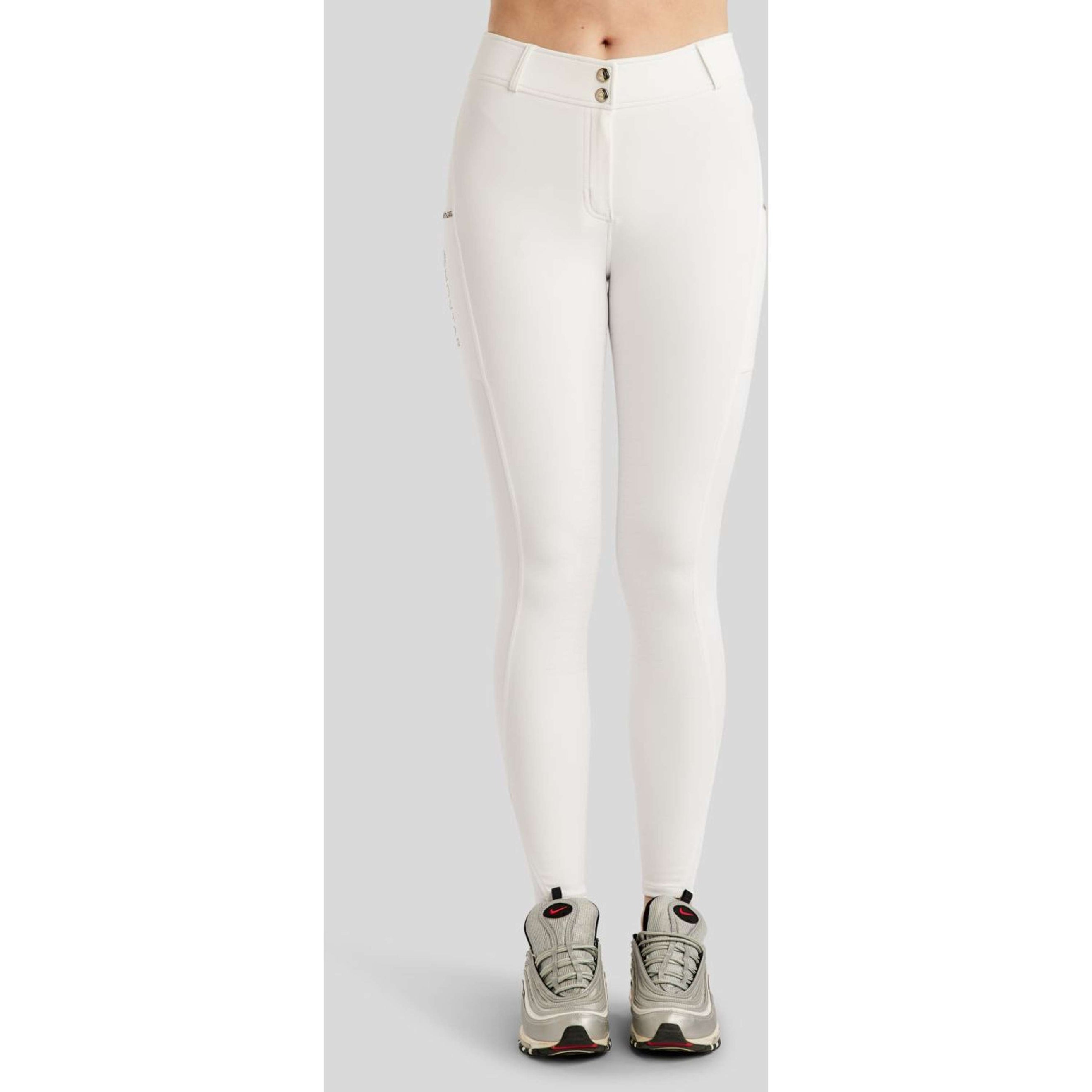 Montar Breeches MoLila Champagne Crystals Full Grip White Montar Breeches MoLila Champagne Crystals Full Grip White