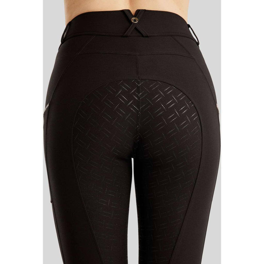 Montar Breeches MoLila Champagne Crystals Full Grip Black