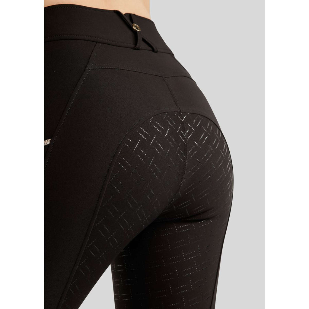 Montar Breeches MoLila Champagne Crystals Full Grip Black