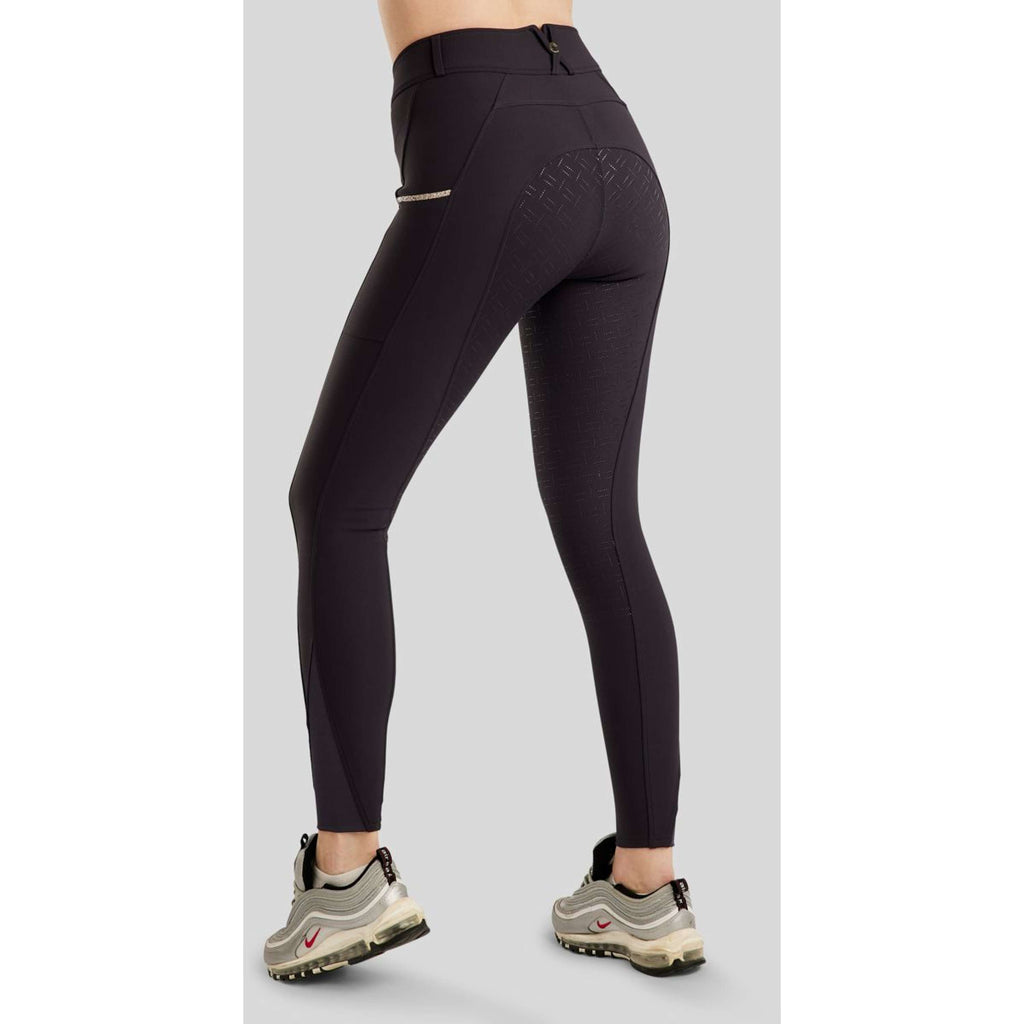 Montar Breeches MoLila Champagne Crystals Full Grip Navy