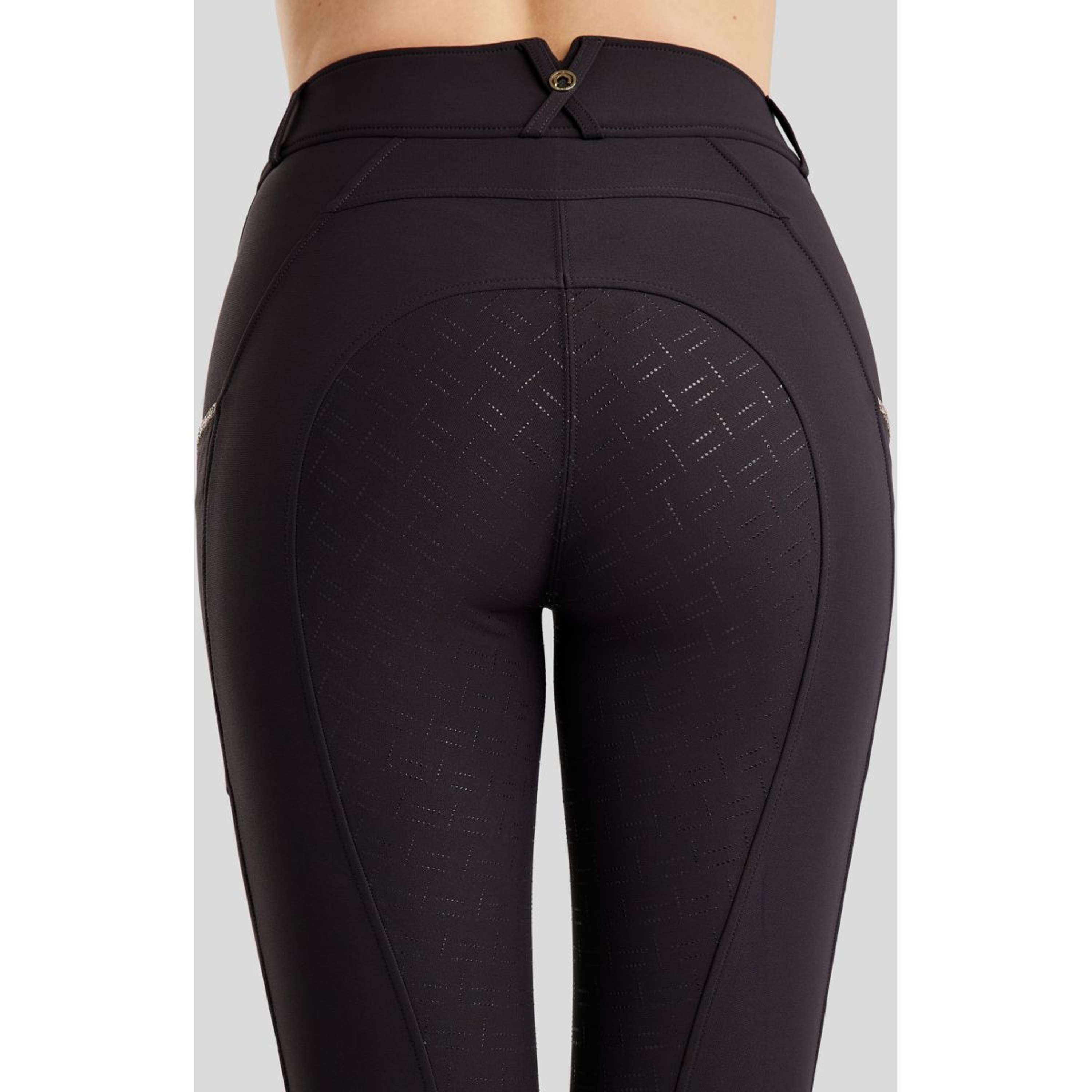 Montar Breeches MoLila Champagne Crystals Full Grip Navy