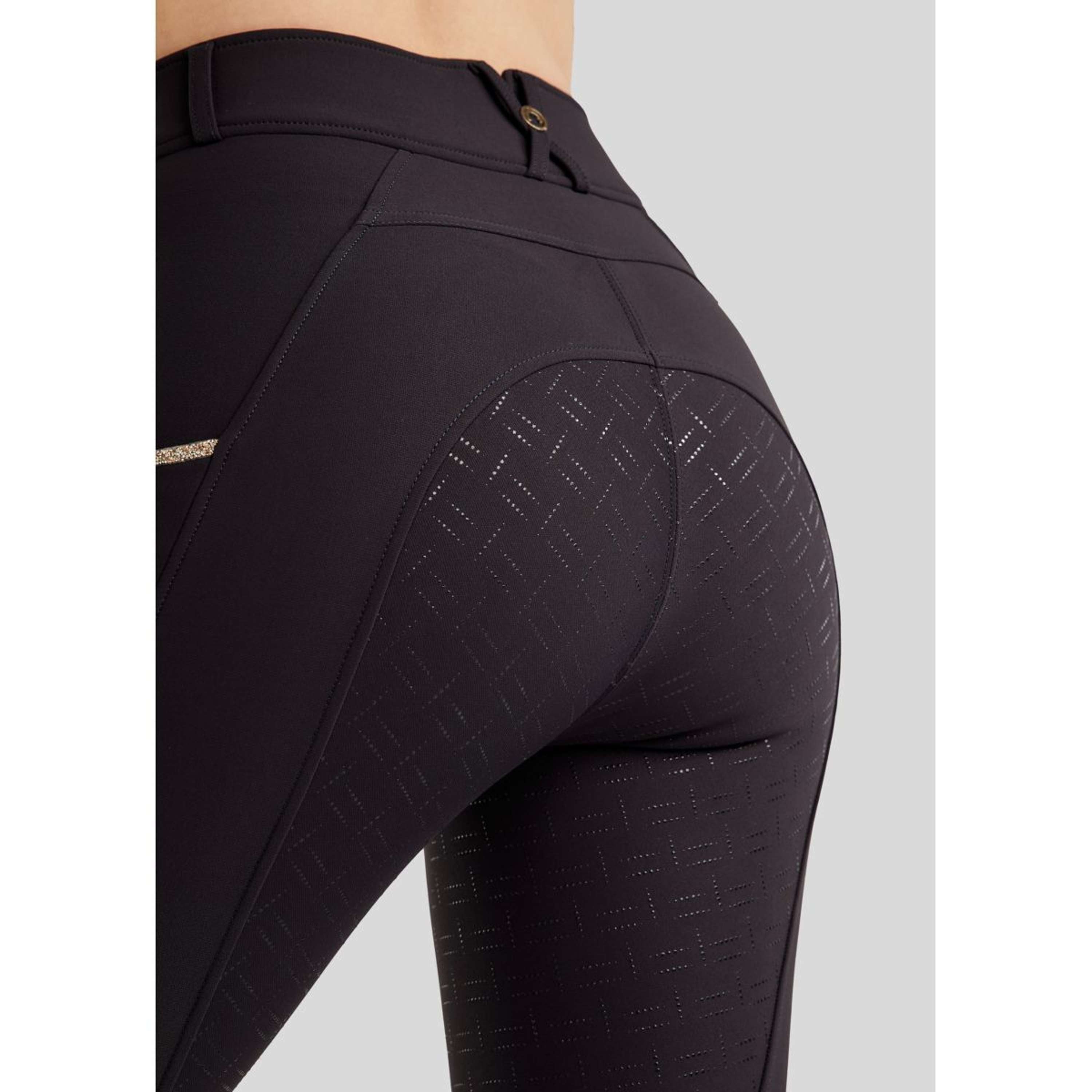 Montar Breeches MoLila Champagne Crystals Full Grip Navy