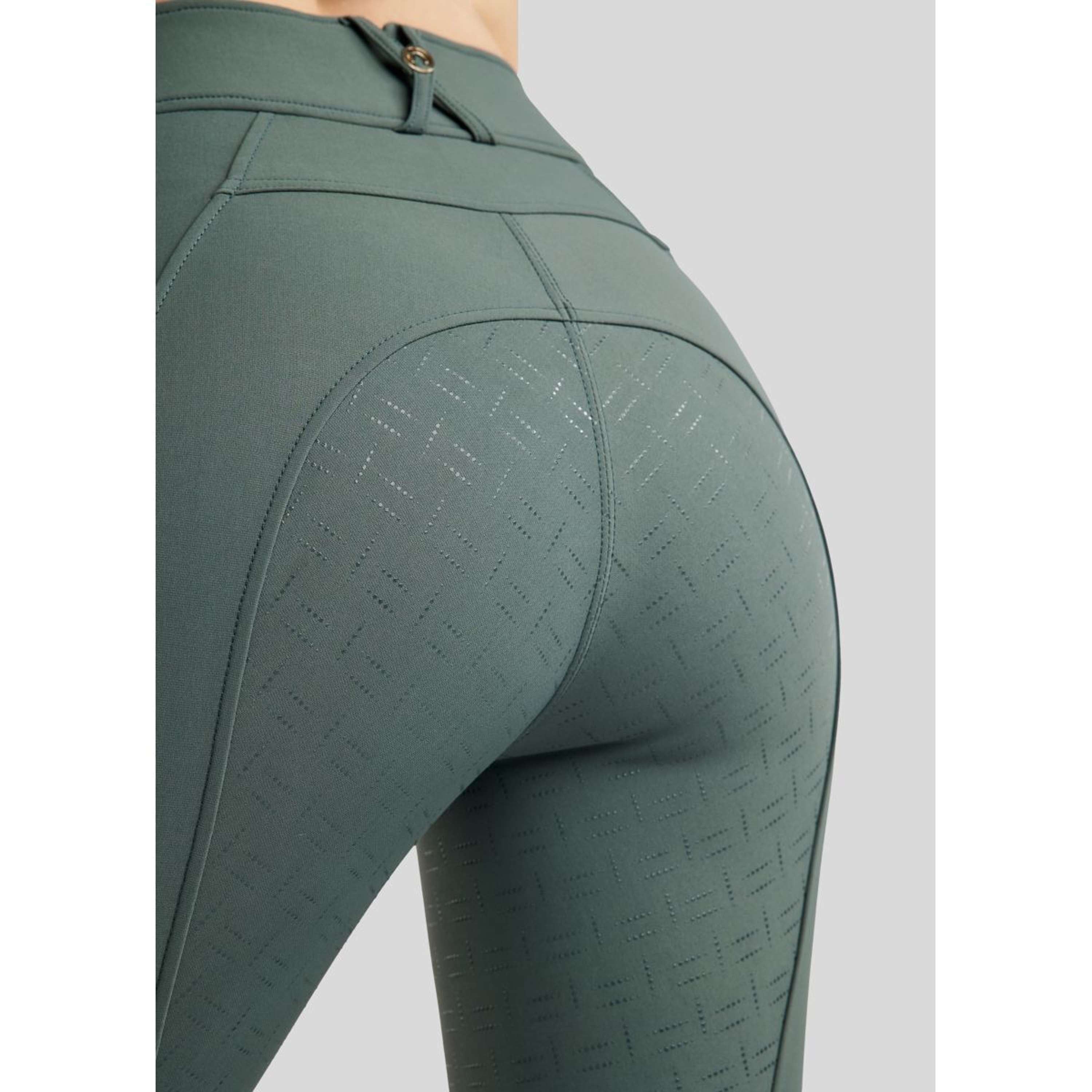 Montar Breeches MoLila Champagne Crystals Full Grip Jade