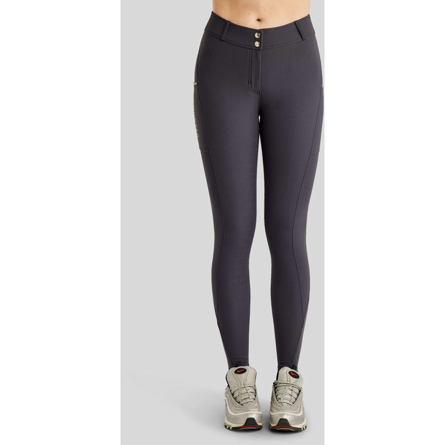Montar Breeches MoLila Champagne Crystals Full Grip Slate Grey